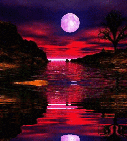 Moon-on-Lake.gif