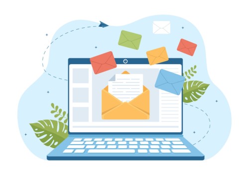 Email Service with Correspondence Delivery, Electronic Mail Message and Business Marketing in Flat C