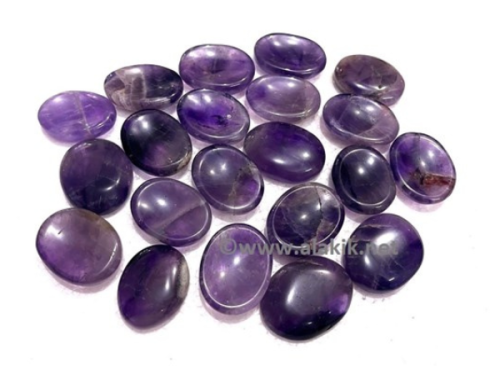 Amethyst Worry Stone