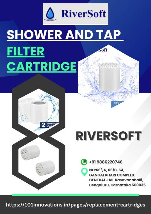 SFC 15 Shower and tap filter cartridge RiverSoft