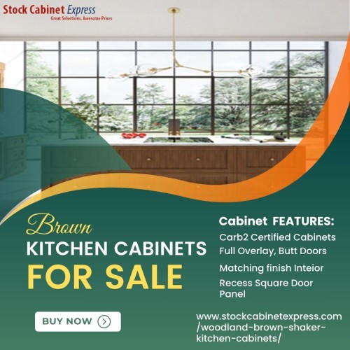 Looking for Brown Kitchen Cabinets Look No Further Than Stock Cabinet Express!
