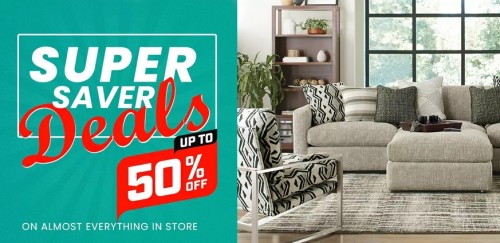 Super Saver Deals Up to 50% off at Bergen Furniture