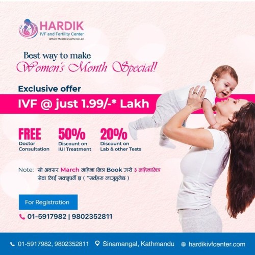 Hardik IVF Women Month Special Offer