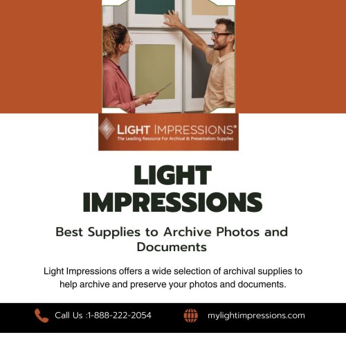 Light Impressions Best Supplies to Archive Photos and Documents