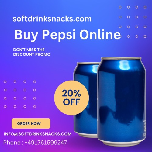 Blue And Yellow Modern Gradient Soda Promo Instagram Post