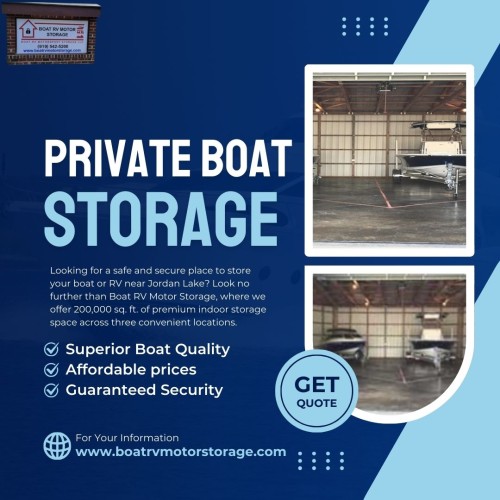 private boat storage jordan lake nc