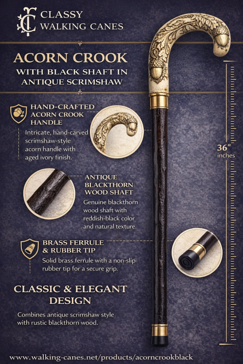Acorn-Crook-with-Black-Shaft-in-Antique-Scrimshaw.png